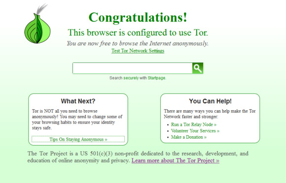 Bắt đầu với Tor